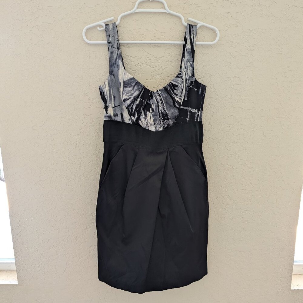 Vintage Y2K 00s Bodycon Club Dress with Pockets